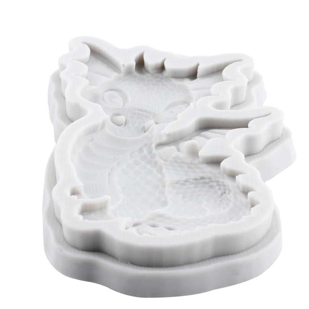 Drage Silikonform Flygende Drage Fondantformer Kakedekorasjonsverktøy Temakake Dessert Dekorert Sjokolade Godteri Form