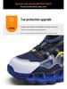 Mesh Sports Shoes with Rotating Buttons for Boys - Soft Sole Running and Basketball Shoes for Children