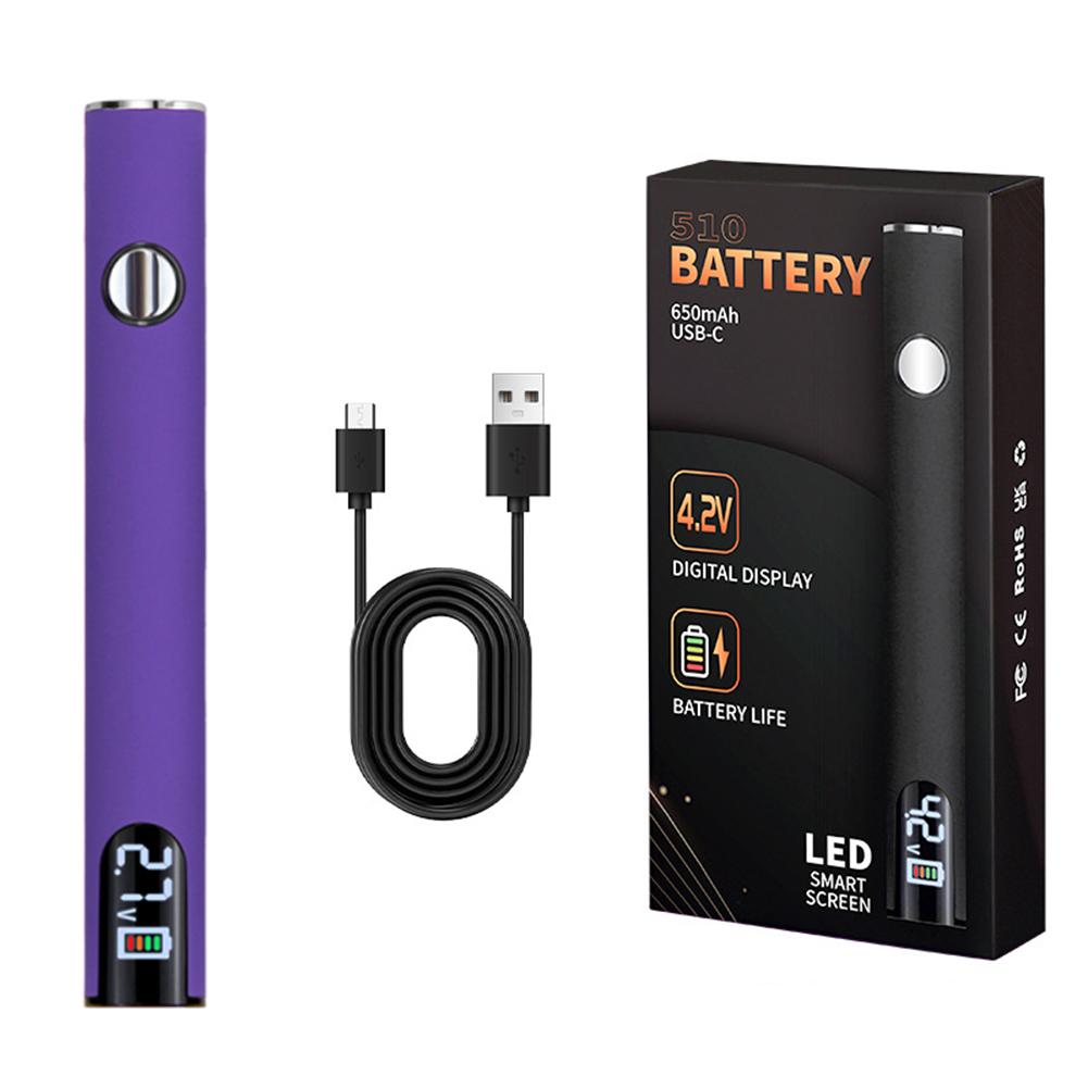 510 Thread Battery Cart Pen Adjustable Voltage Portable Electric Soldering Iron Welding Kit 650mAh Battery Solder Repair Tools