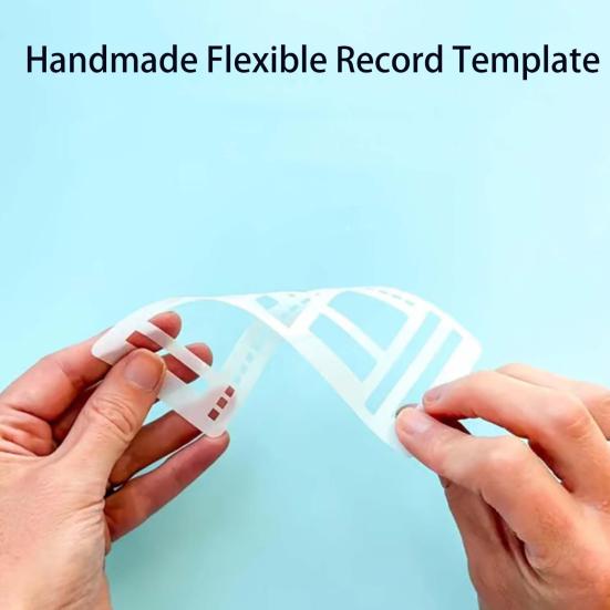 Flexible Record Templates Planner Stencil Set Compatible with Coils Discs Rings Drawing And Checklist Templates for Dot Grid Journals