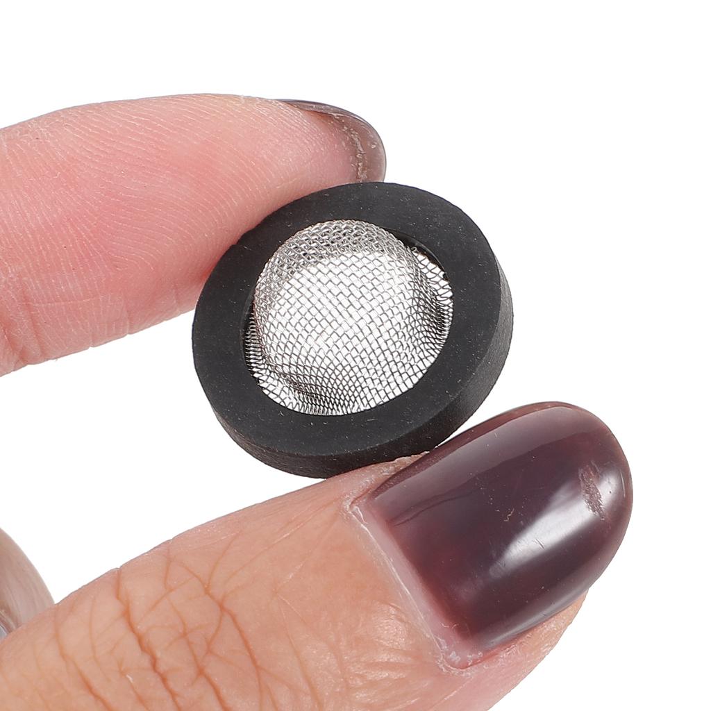 30 Pcs Stainless Steel Wire Mesh Washer Reinforced Rubber Gasket Seal Flow Restrictor Faucet Repair Kit 1 2 Inch Pipe