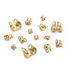 10pcs Stainless Steel Double Hole End Clasp Beads Open Cover Crimp Connector Beads For DIY Jewelry Making Necklace Component