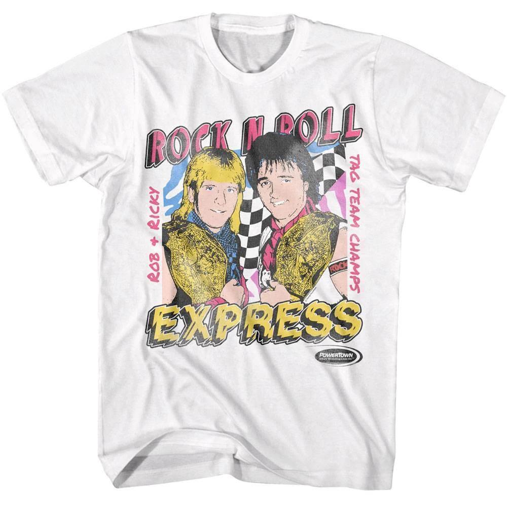Powertown Rock n Roll Express Men s T Shirt S