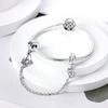 S925 Silver Flower Beaded Pendant Charm Jewelry Accessories for Bracelet Necklace DIY Craft Supplies