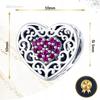Openwork Heart Charms 925 Bead Heart Pendant Charms