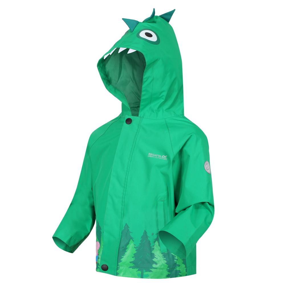 Regatta Childrens/Kids Dinosaur Waterproof Jacket