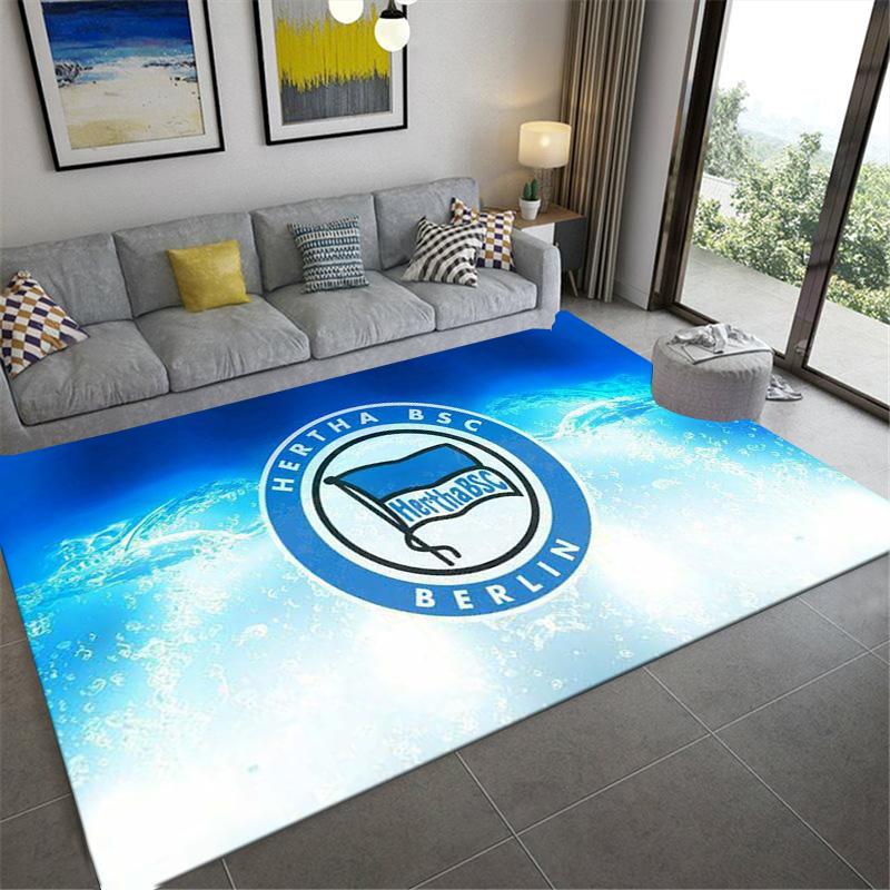 Hertha BSC Carpet Rug for Living Room Bedroom Home Sofa Decoration,Kids play Non-slip Floor Mat
