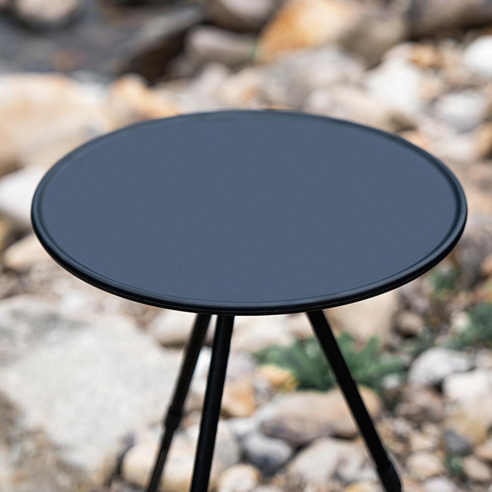 Camping Folding Table Portable Foldable Outdoor Furniture Aluminum Alloy Fishing Desk Telescopic Adjustable Triangular for Home