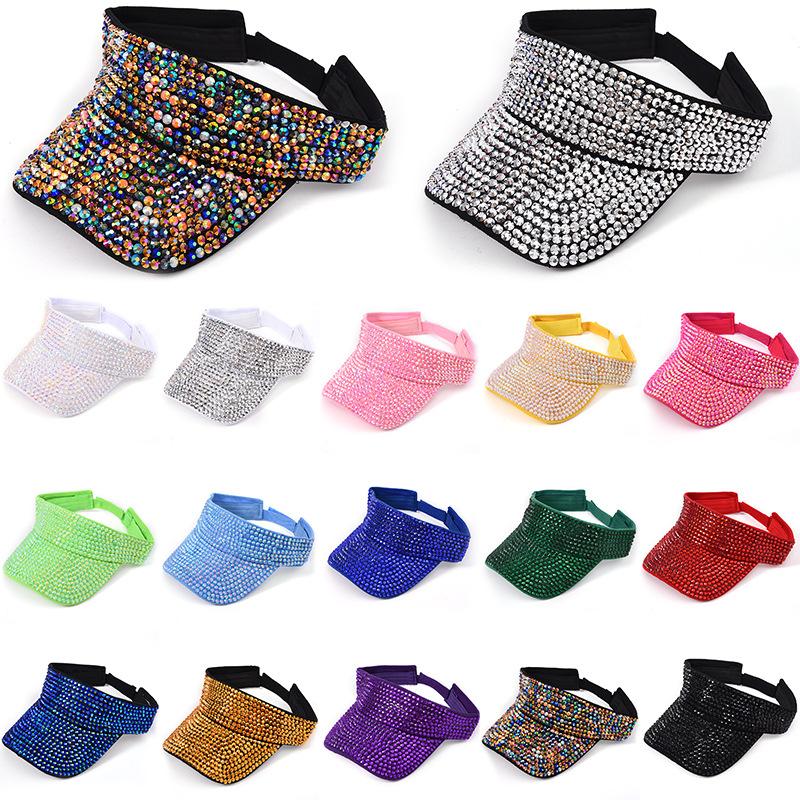 Casquette de Baseball Polyvalente Mode Femme Chapeau Diamant
