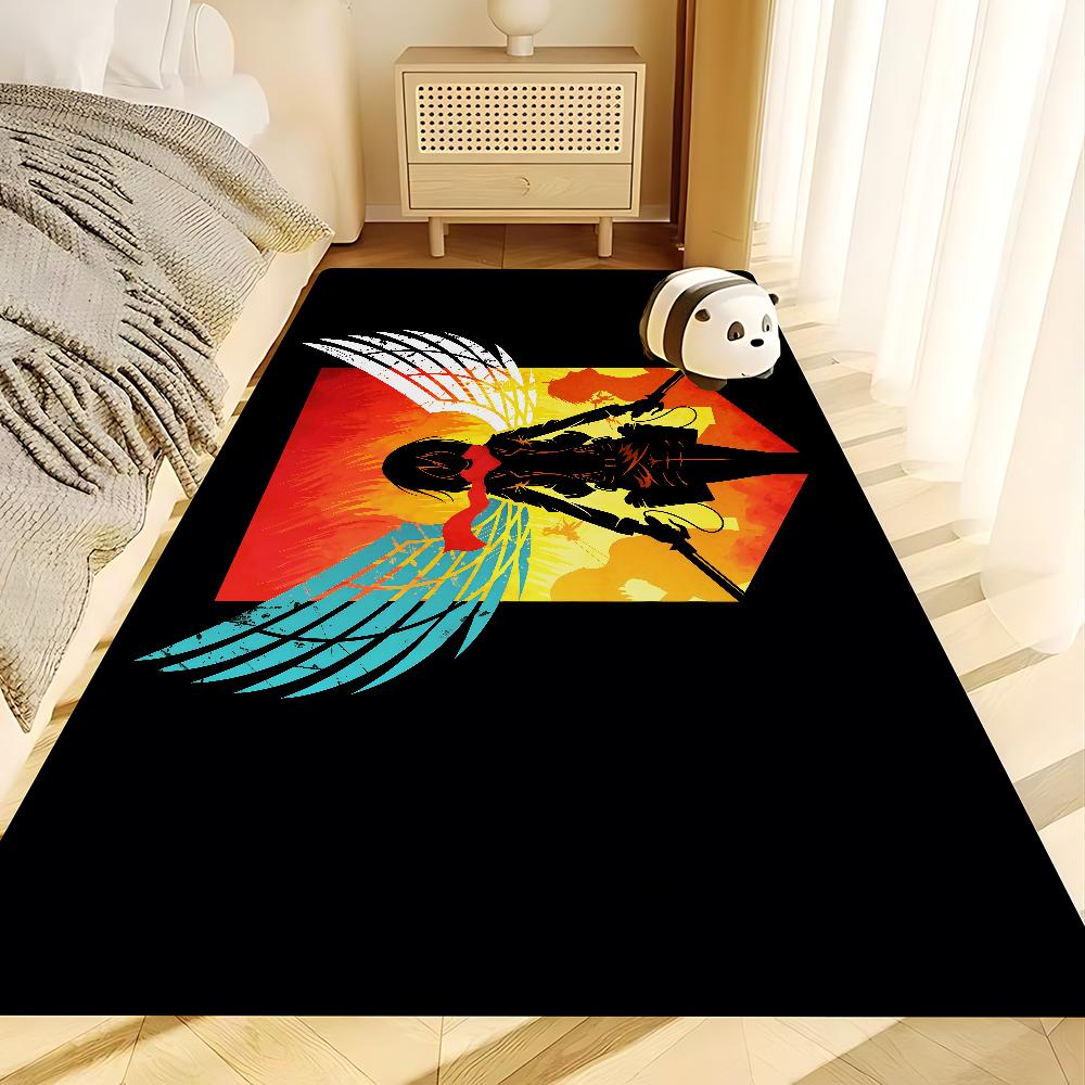 A-Attack On T-Titan Room Mats Retro Multiple Choice Living Room Kitchen Rug Non-Slip Welcome Rug