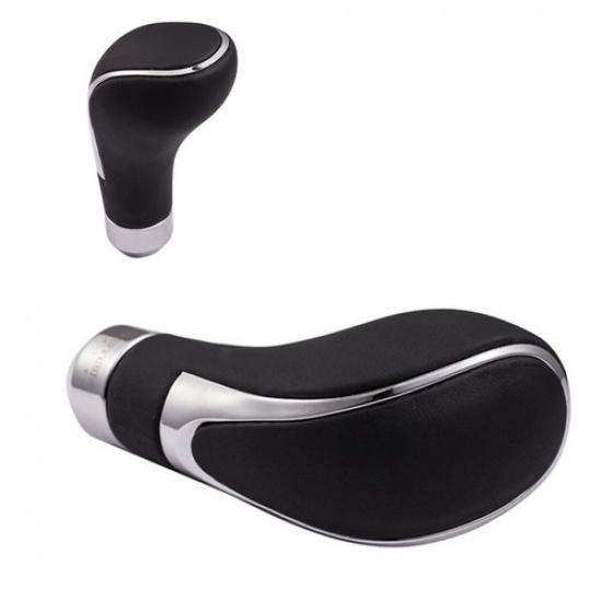 PU Leather Automatic Manual Gear Shift Knob Shifter Lever Cover Car Accessories