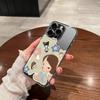Yoshitomo Nara Phone Case For IPhone 16e 16 15 14 13 12 11 Mini Pro Max Anti Fall Clear Cover