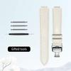 Curved mouth layer cowhide watch strap women for Original CARTIER BALLON BLEU DE CARTIER W69016Z4 WJBB0033 HIPINE men watchband