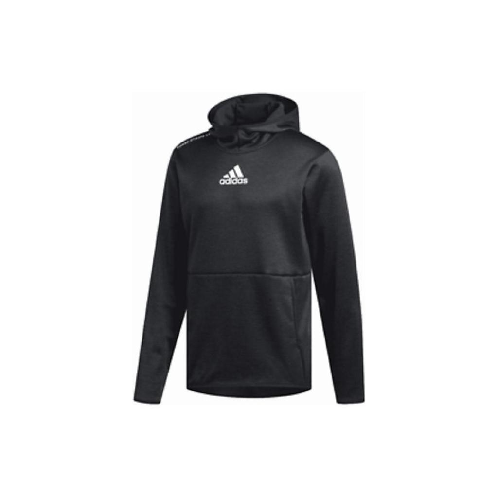 Adidas Pullover-Hoodie mit Logo-Print, langen Ärmeln und atmungsaktiver Wärme für Herren, Hoodie Schwarz EI8377