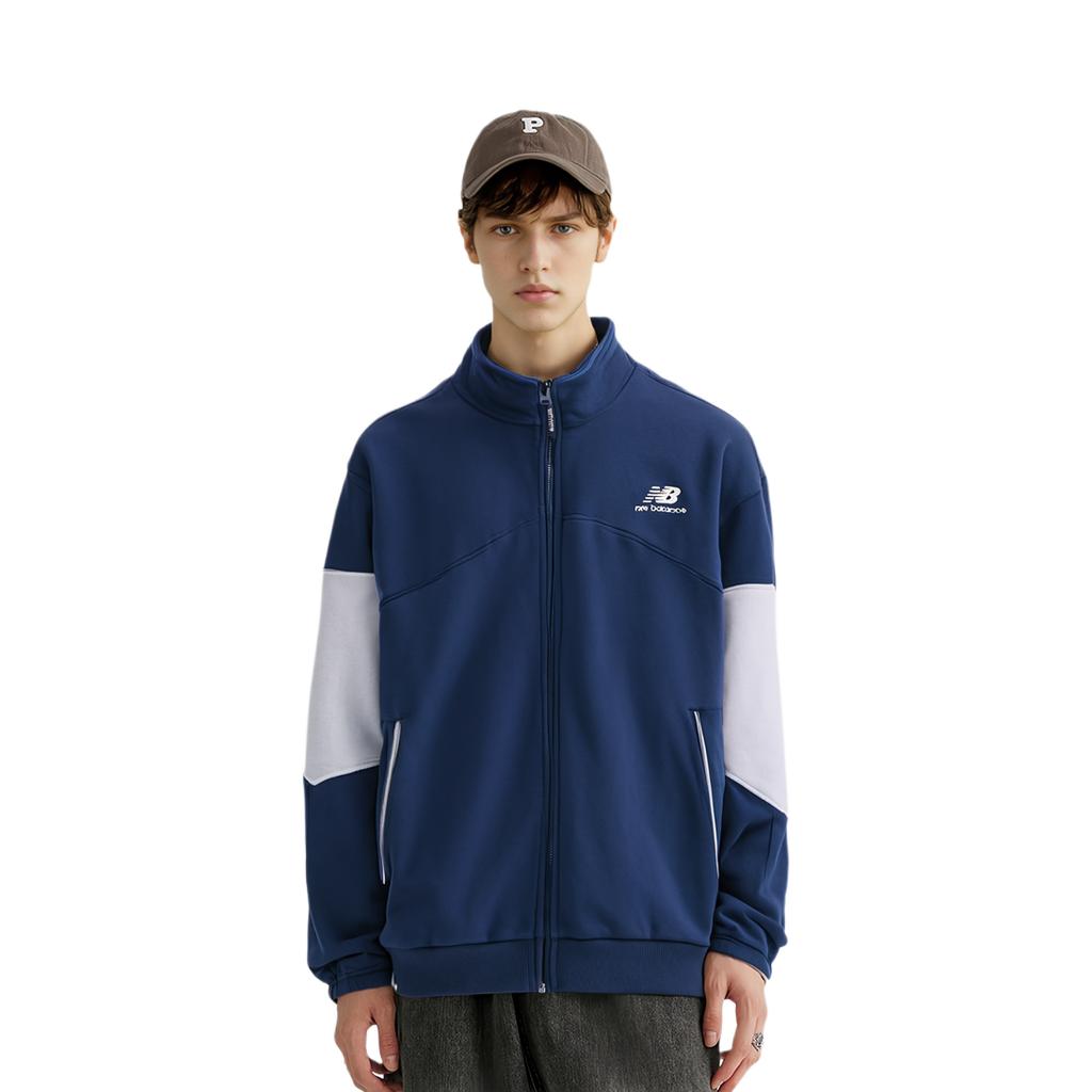 New Balance Sports Life Collection Jackets Unisex Navy Blue Stand Collar Moderate Other 6DD38811-NV