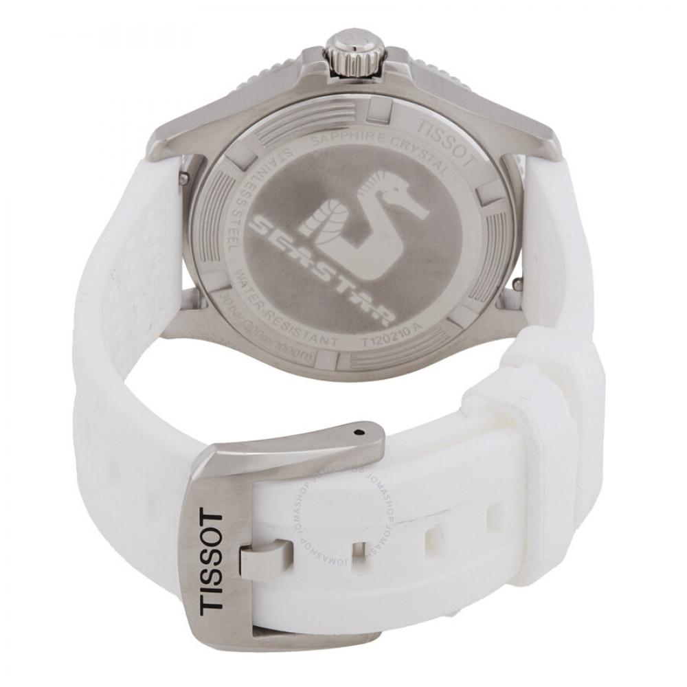 Tissot Seastar Quartz Diamond White Mother Of Pearl Dial Unisex Watch T120.210.17.116.00