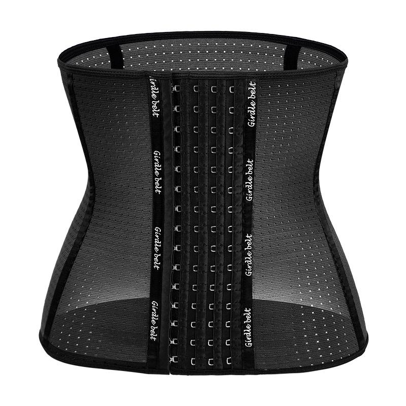 Ladies Corset Underwear Shaper Women Waist Cinchers Band Body Shaper Building Front Buckle Four Breasted Slimming Belt