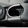 Carbon Fiber Interior Armrest Cup Holder Cover Trim For Toyota Prius 2012-2015