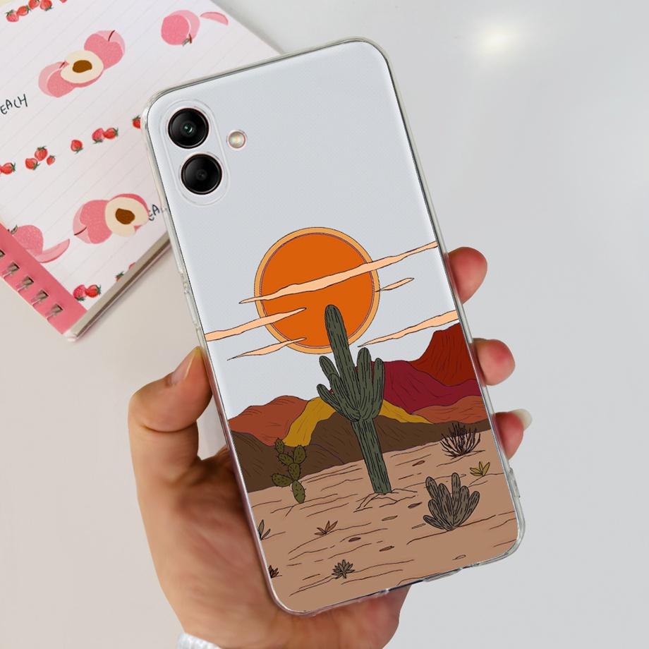 For Samsung Galaxy A05 Case Soft TPU Silicone Coque Fundas For Samsung Galaxy A05s Samsung A05 A05s Bumper Coque Painting Capas