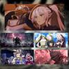 Cool Fantasy Anime SSkeleton Knight In Another World Mouse Pad Large Thick Desk Pad Stitched Edges Gaming Mouse Mat For Pc