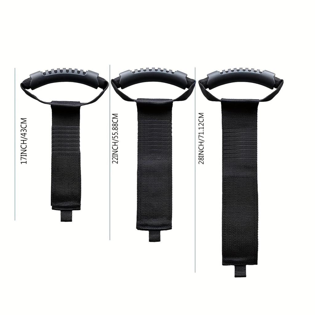 Heavy-Duty Portable Storage Straps with Adhesive Velcro Handles for Cables and Wire Harnesses