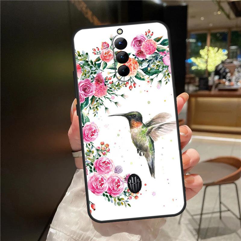 Hummingbird Case For ZTE Nubia Red Magic 11 10 8 8S 9 9S 10S Pro Plus 6 7 6S 7S For RedMagic 10 Air Cover