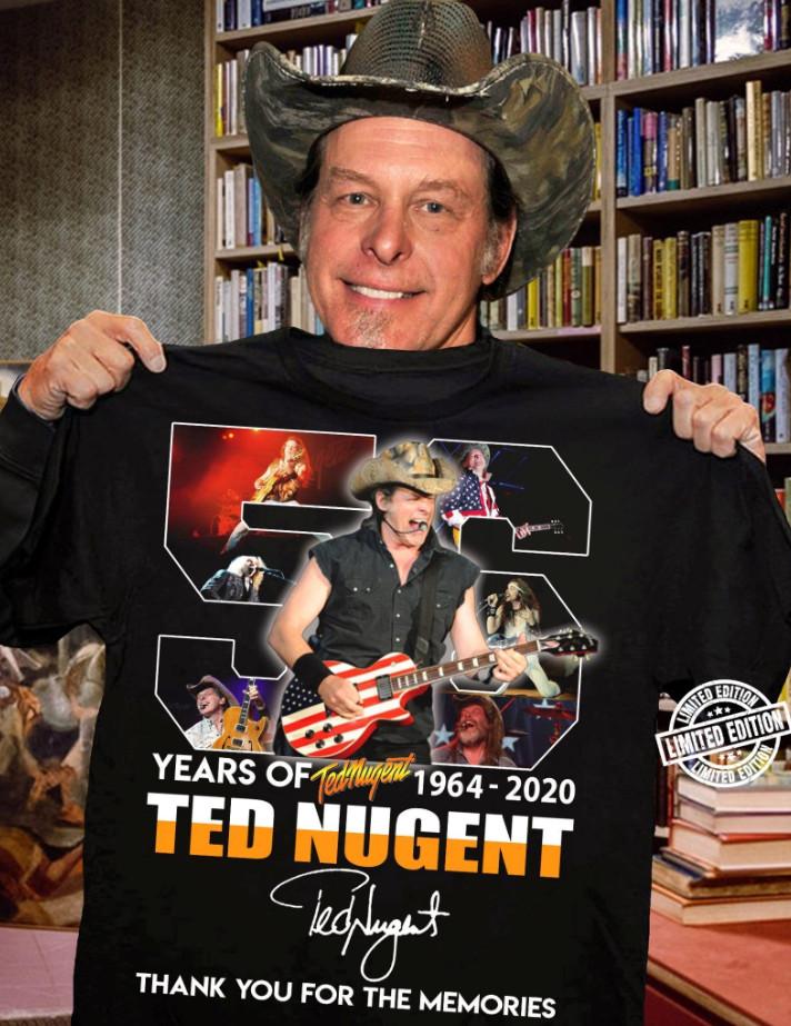 Vintage Ted Nugent Signature For Fans Cotton Black All Size Unisex T Shirt TU206
