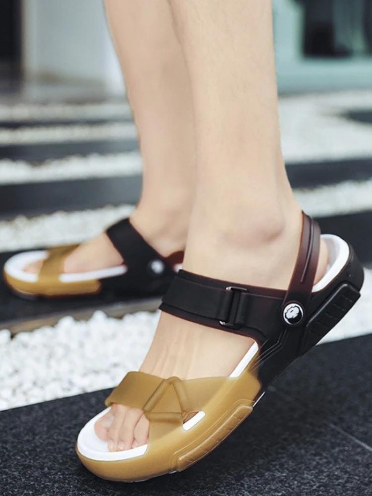 Fashion Sports Male Shoe Beach Stylish Expensives Open Toe Barefoot Breathable Clearance Sale Comfortable on Offer Descount Men's Sandal