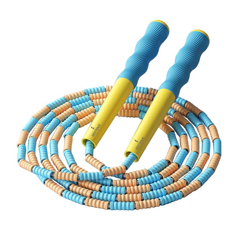 Adjustable Kids Bamboo-Section Skipping Rope