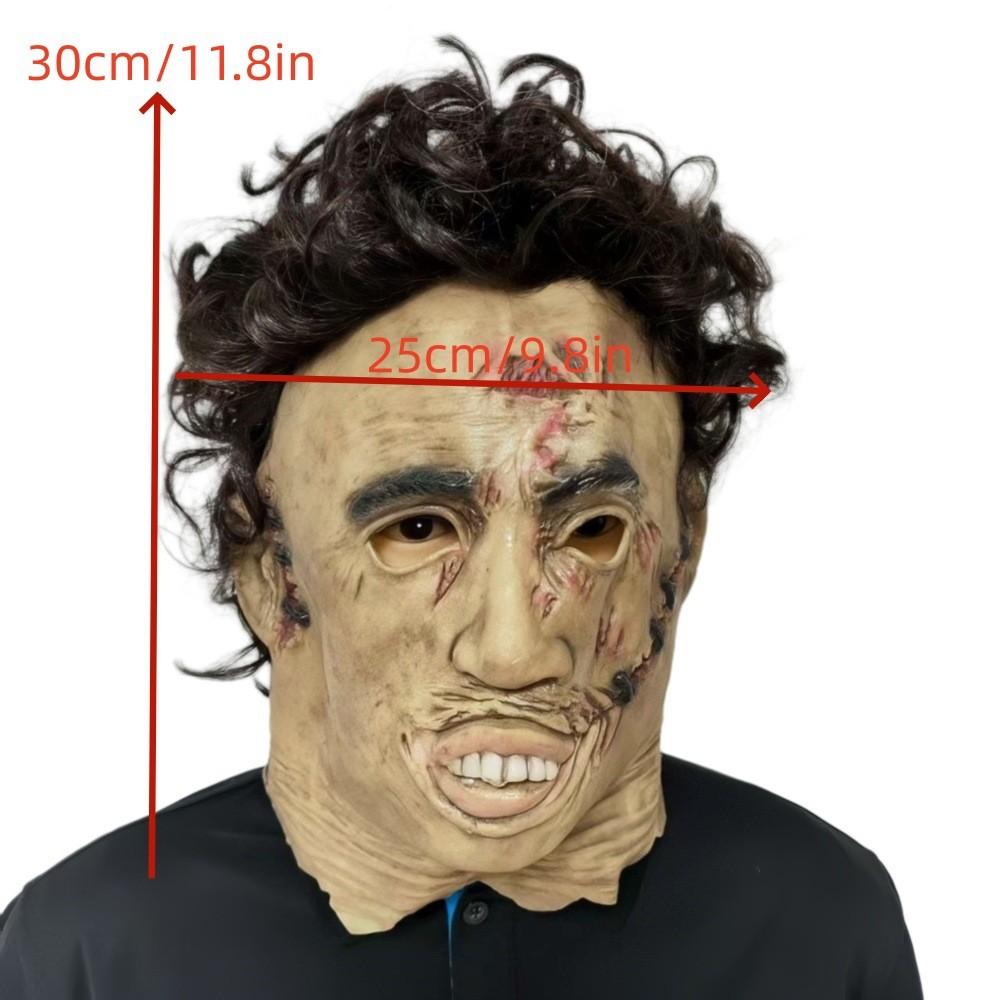 Kettingzaagman Latex Masker Voor Halloween Horror Kostuum Feestaccessoire