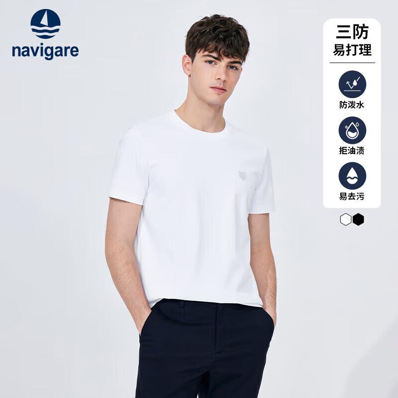 Navigare Men s Stain-Resistant Round Neck T-Shirt L/50