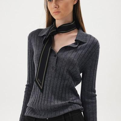 MAGJAY Silk Line Petite Scarf_2colors