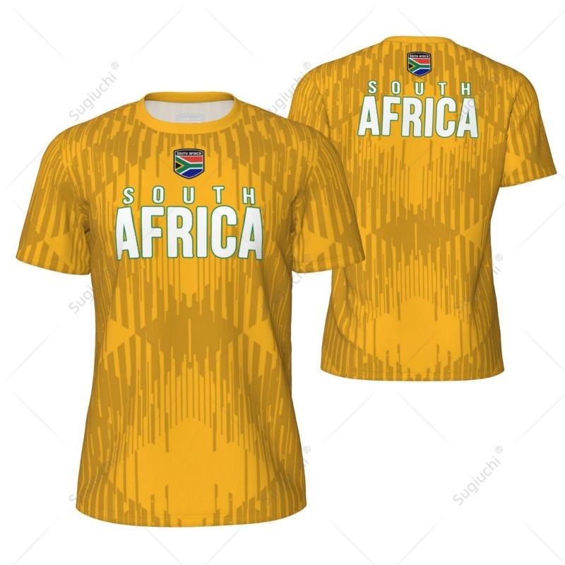 Jamaican Flag Color Football T-shirt For Men's Comfortable Run Sport Short Sleeve T Shirt