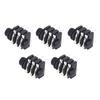 5Pcs Stereo Jack Socket 6.35mm 6P Microphone Connector Pickup Jack Socket for Replacement Reverse
