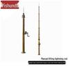 Yishunda Portable Manual Lift Field Lightning Rod