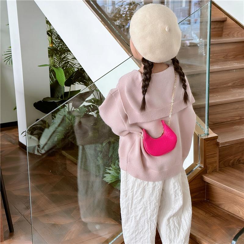 Trendy Lightweight Kids Shoulder Bag Adorable Dumpling Design For Boys And Girls