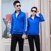 Spring/Autumn Unisex School Sportswear Set - Customizable Team or Couple Running Suit