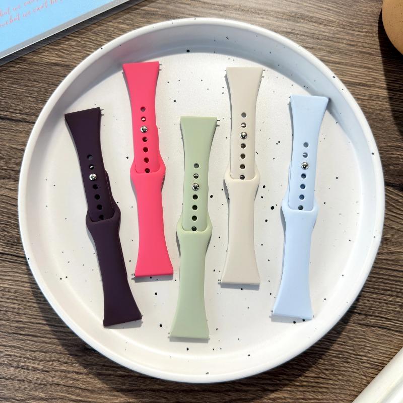 18mm 20mm 22mm Slim strap For Samsung Galaxy watch 7/6/5/pro/4 Silicone bracelet Huawei watch GT 4-2e-3-3 pro 46mm xiaomi watchbands