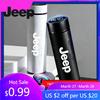 För Jeep Bil Rostfritt Stål Termosflaska LED Intelligens Temperaturkopp För Jeep Grand Cherokee Wrangler Gladiator Compas
