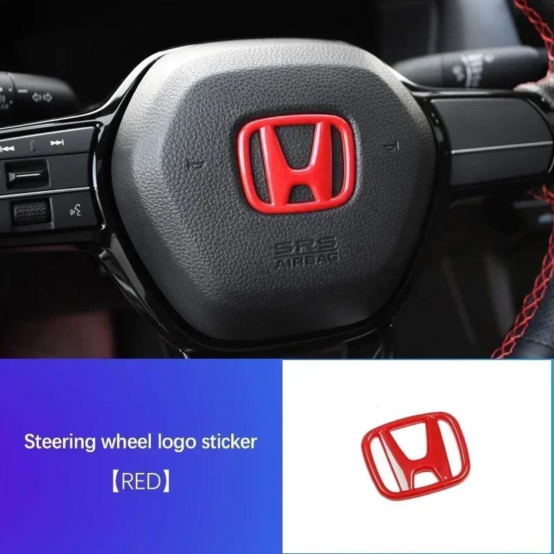 Car Badge Stickers Front Grille Trunk Steering Wheel Logo Accessories For Honda Civic CRV 10th 11th Gen Civic 10th Gen Accord