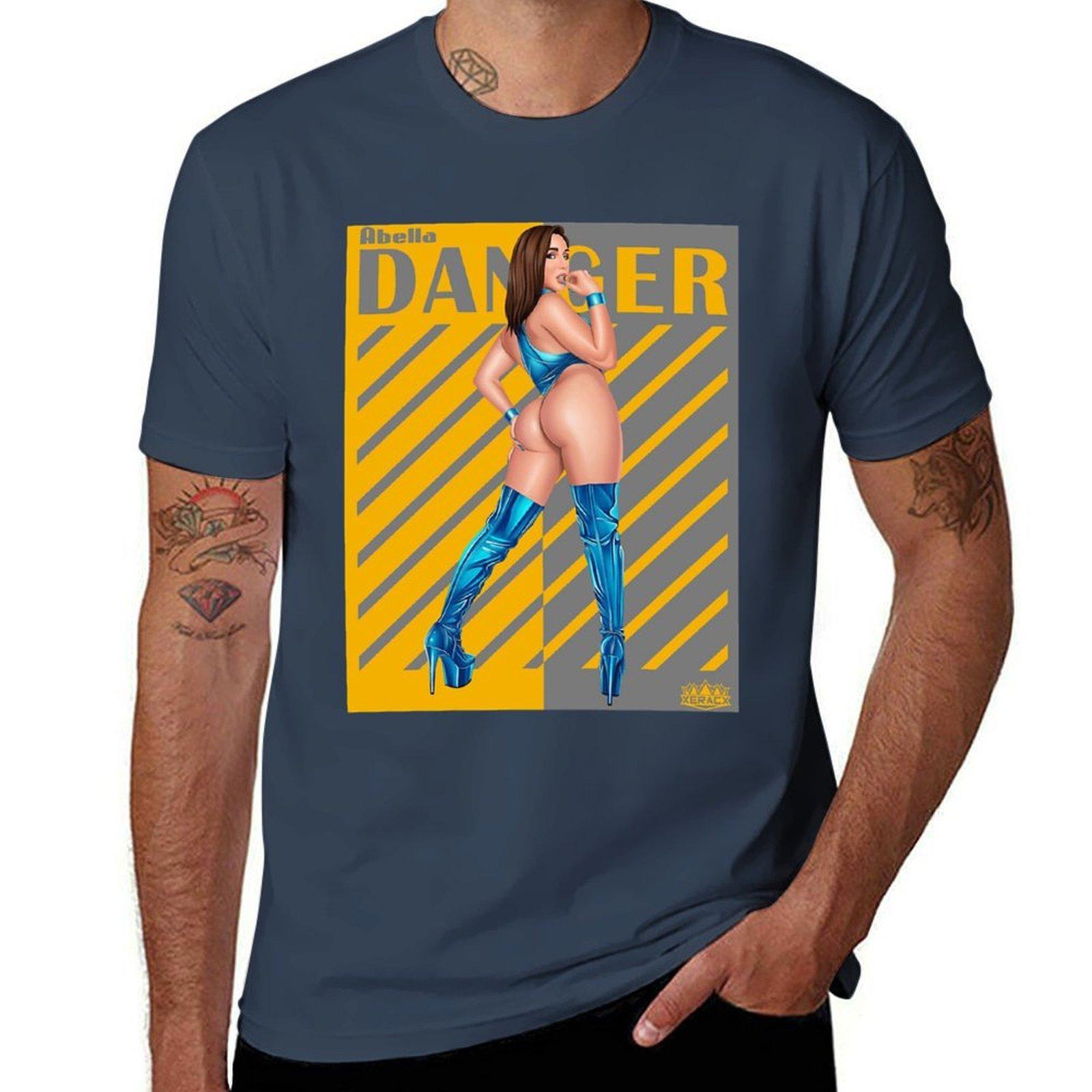 Abella Danger TShirt Casual Loose Fit Short Sleeve TShirt S