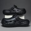 Fashion Summer Men Sandals Platform Slippers Couples Casual Shoes Slip-On Outdoor Clogs Non-Slip Comfortable Outdoor Beach Shoes