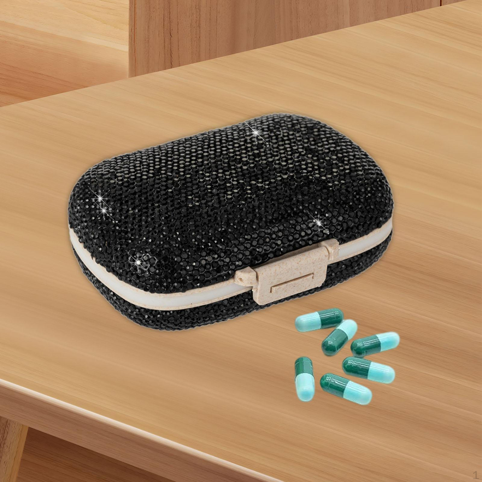 

Органайзер для таблеток, удобная переноска, большая вместимость, многофункциональный водонепроницаемый ящик с 8 отделениями для