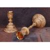 Classic Alloy Candelabra Candle Holder Vintage Style 3 Arms Candlestick for Dinner and Wedding Centerpieces