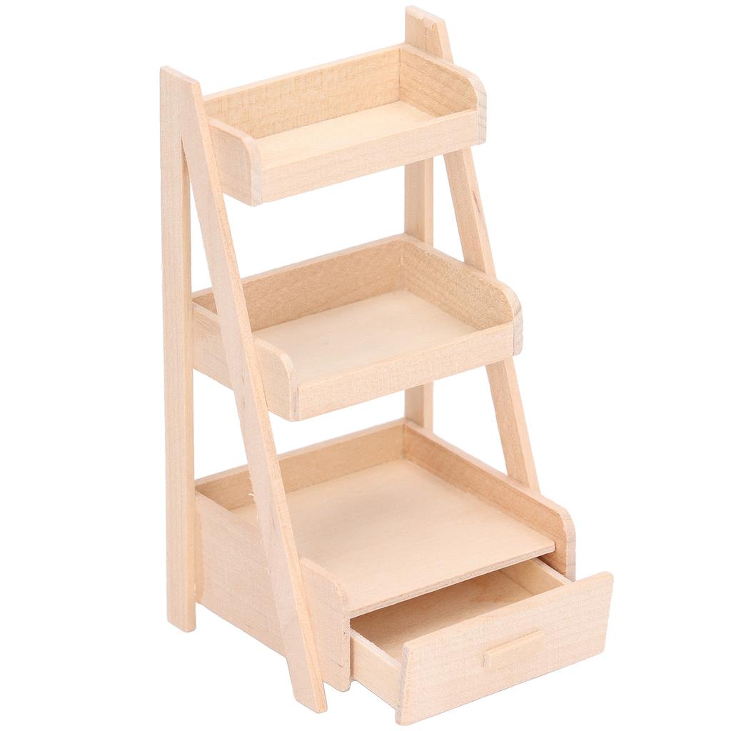 Puppenhaus Holz Blumenständer 1:12 Simulationslebensszene Lebendig Zart Dreischichtiges Design