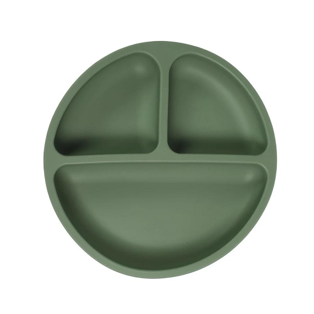 

1 шт. Детская присоска, силиконовая обеденная тарелка, не содержащая бисфенол А, детская посуда, присоска, обучающая посуда для малышей, детские миски для кормления, детские принадлежности