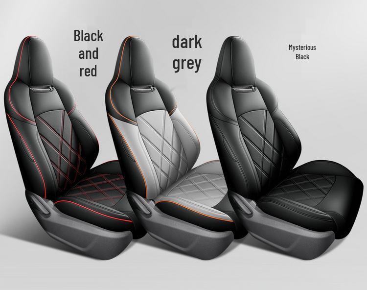 Kaiyuan Q05 Leather Car Seat Cover for 5-Seater Vehicles - All-Season Cushion