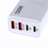1Pcs Eu Us Uk Plug Travel 4 Port 120W Usb C Fast Charger Station Pd Qc3.0 Wall Adapter For Phone