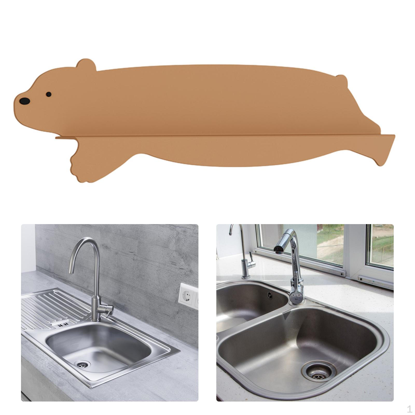 

Силиконовый современный водонепроницаемый портативный водонепроницаемый экран для острова в ванной кофейный