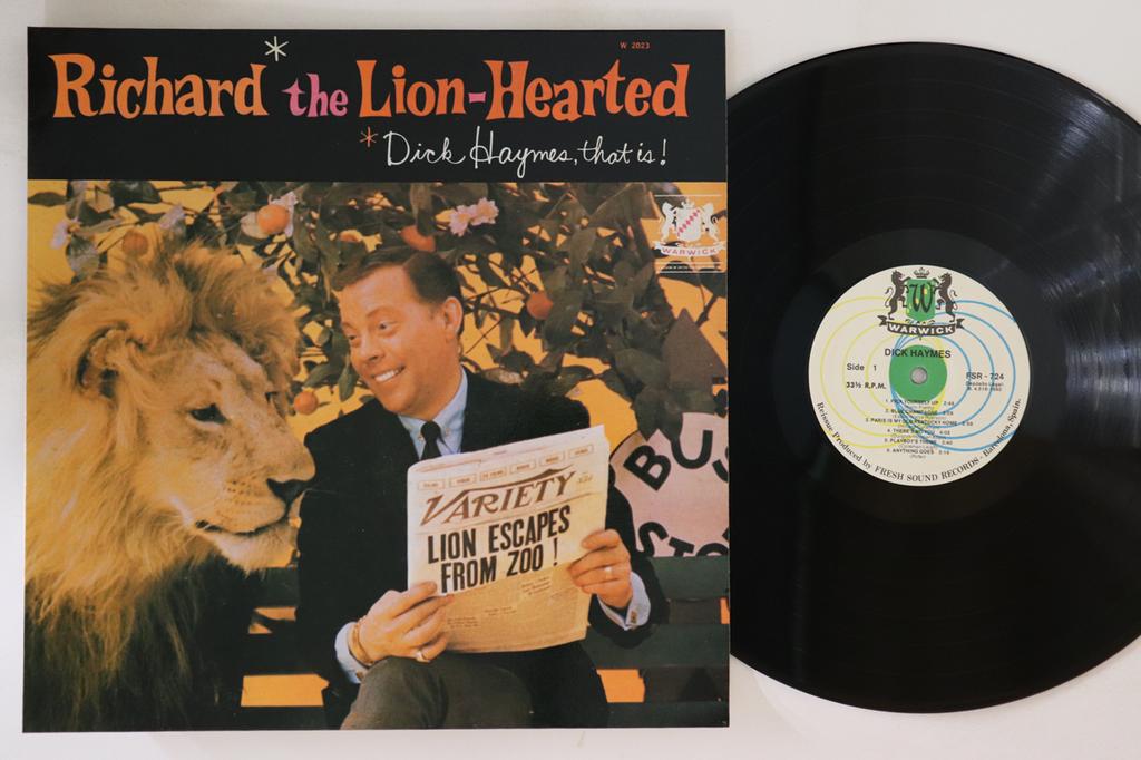 LP Record DICK HAYMES - Richard, The Lion-hearted FSR724 FRESH SOUND 1990 Spain Latin Used